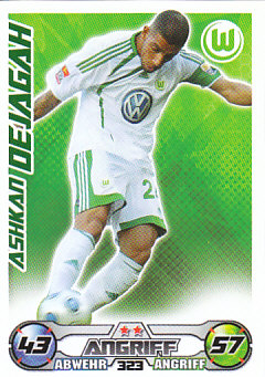 Ashkan Dejagah VfL Wolfsburg 2009/10 Topps MA Bundesliga #323